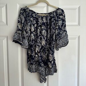 Angie Off the Shoulder Romper